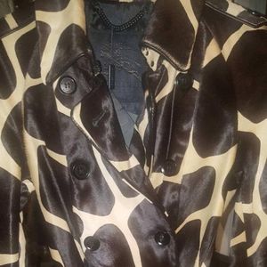 Burberry leather trench